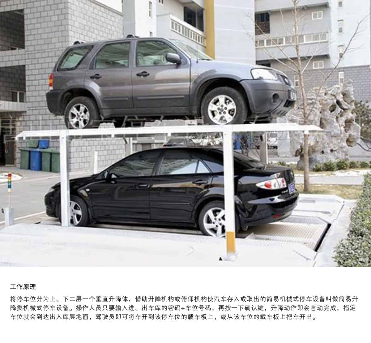機(jī)械車位PJS2D1二層地坑簡(jiǎn)易升降停車設(shè)備工作原理.jpg