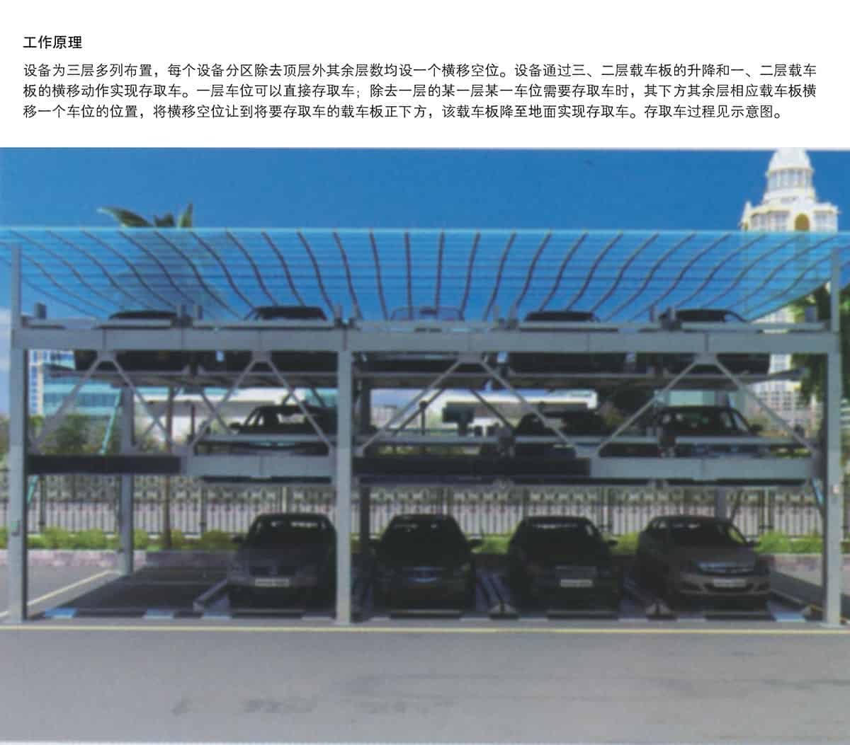 機(jī)械車位PSH3三層升降橫移機(jī)械停車設(shè)備工作原理.jpg
